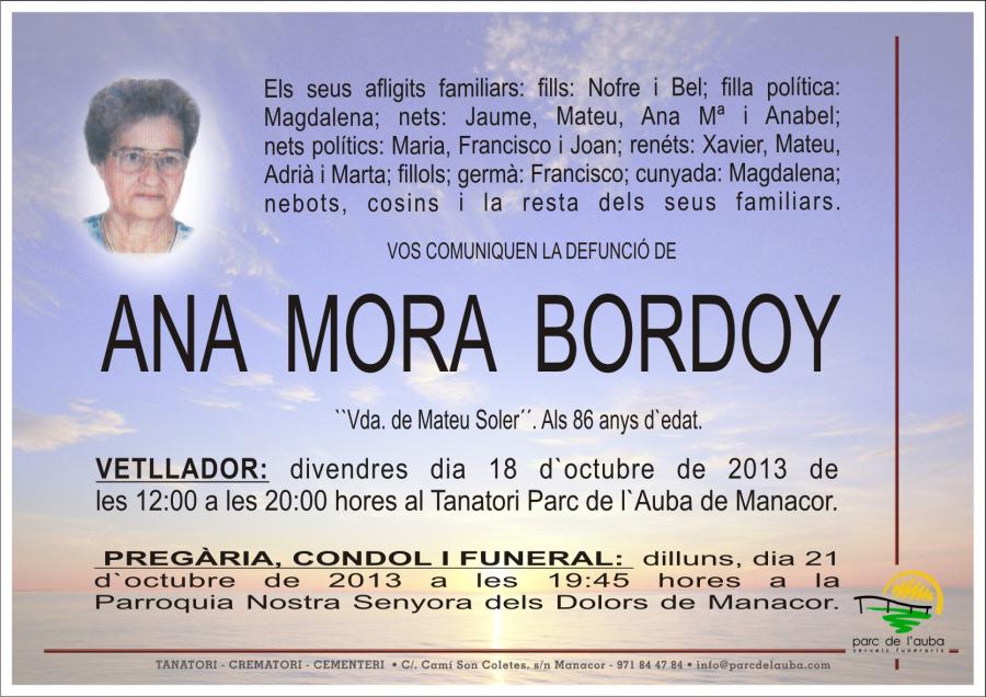 ANA  MORA  BORDOY