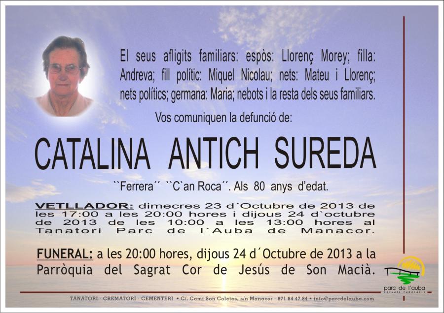 CATALINA ANTICH  SUREDA