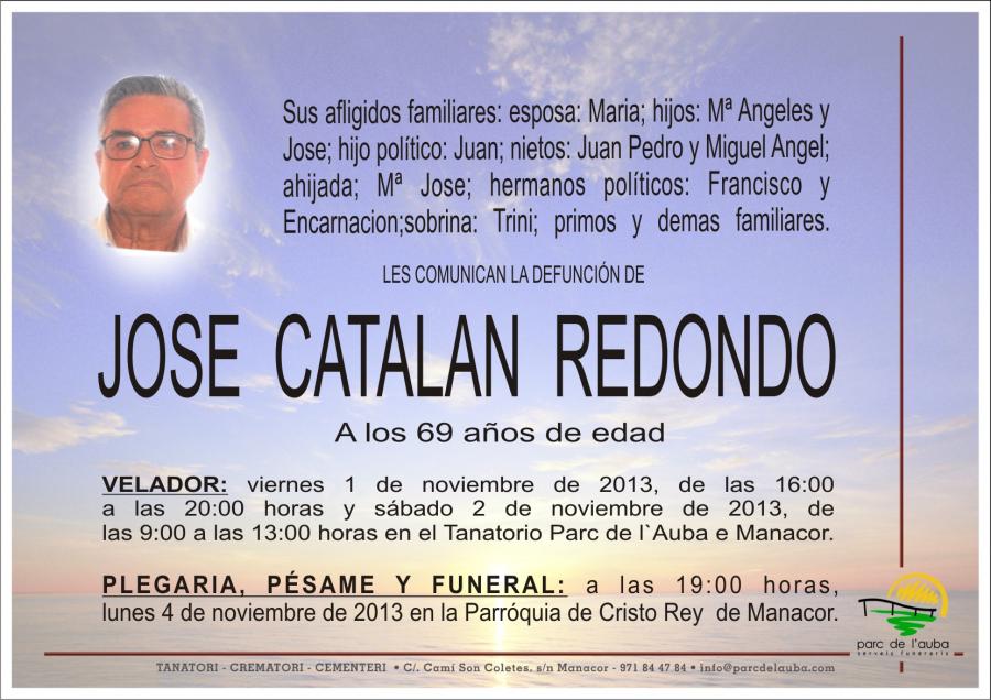 JOSE CATALAN  REDONDO
