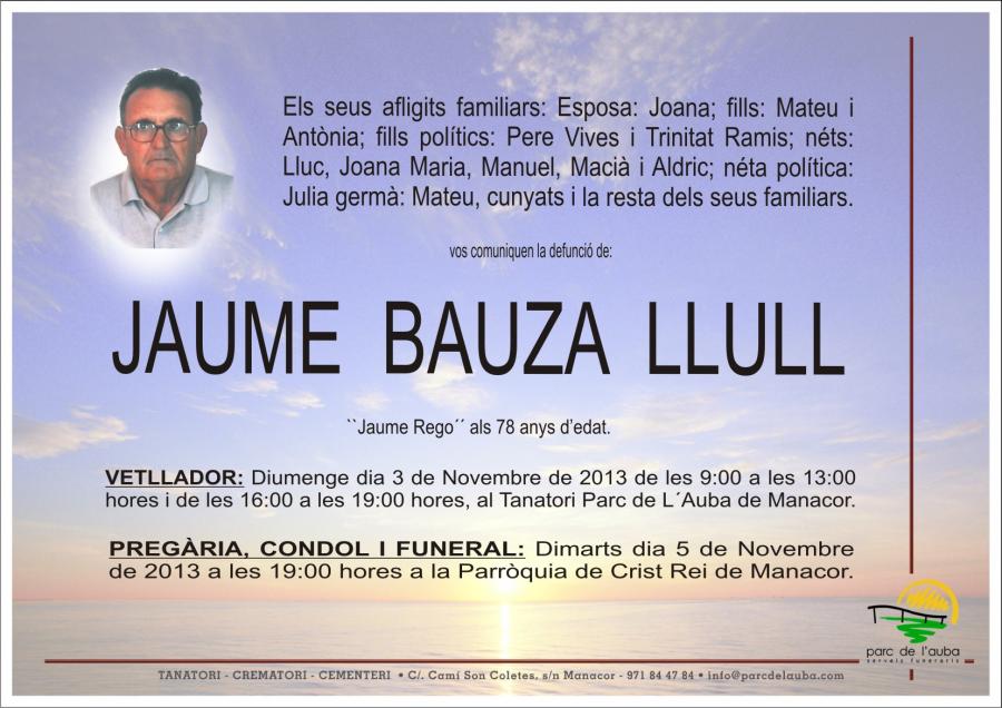 Jaume  Bauzà Llull