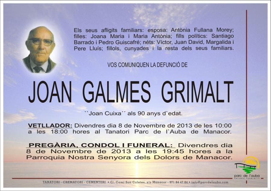 Joan Galmés Grimalt