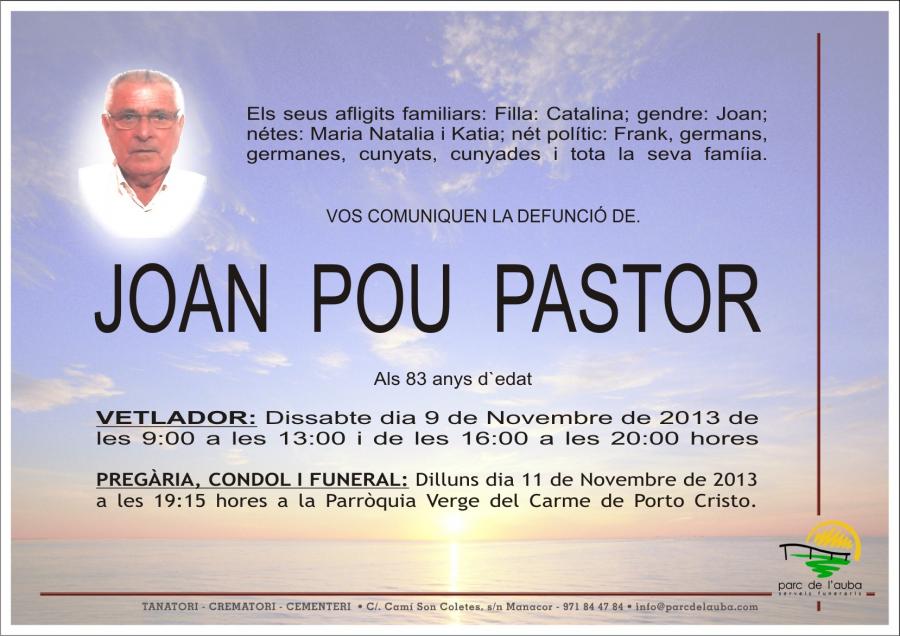 Joan Pou Pastor
