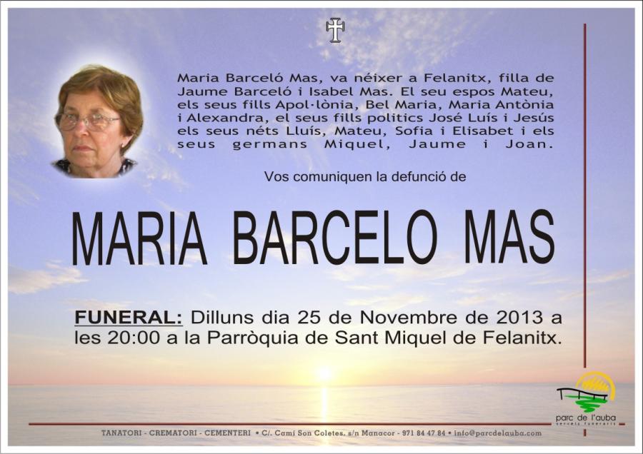 Maria Barceló Mas