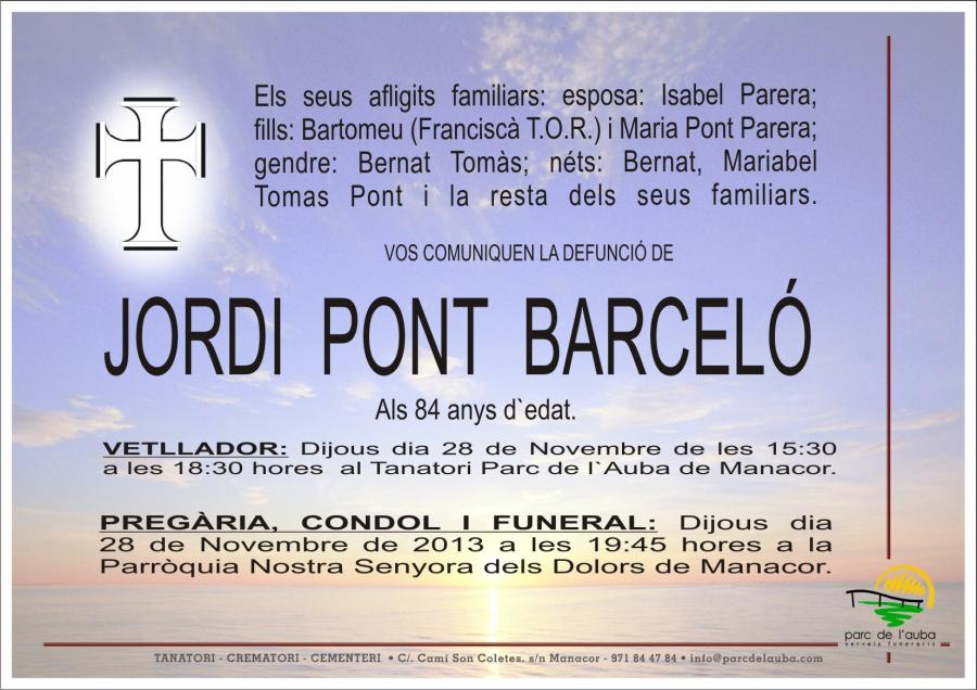Jordi Pont Barceló