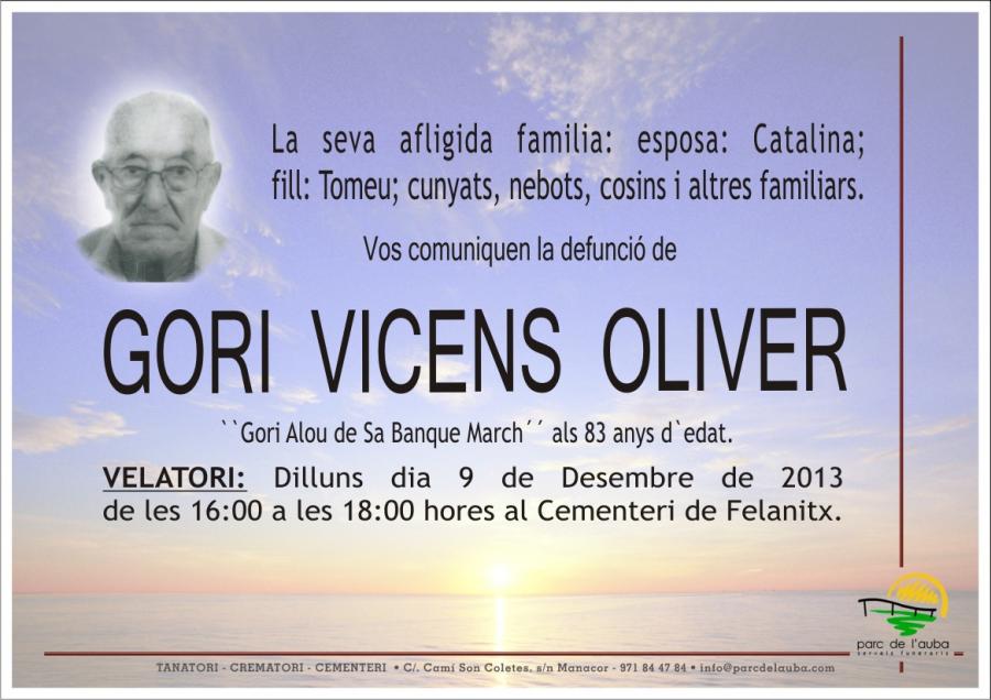GORI VICENS OLIVER