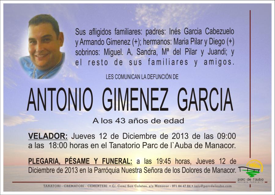 ANTONIO GIMENEZ GARCIA