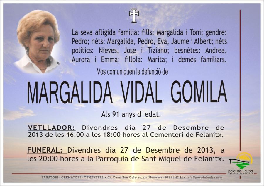 MARGALIDA VIDAL GOMILA