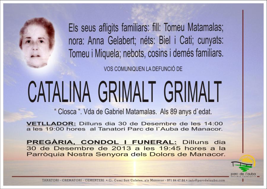 CATALINA GRIMALT GRIMALT