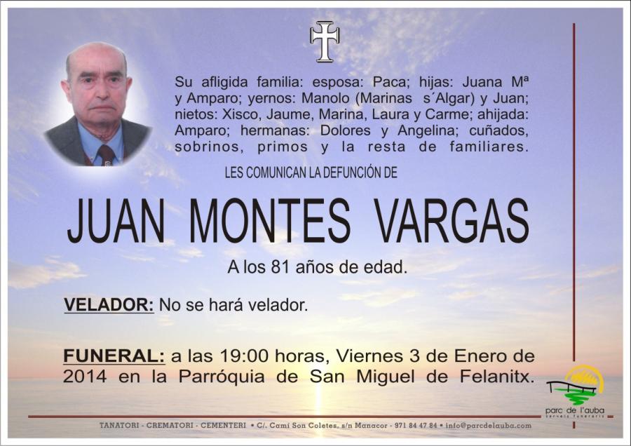 JUAN MONTES VARGAS