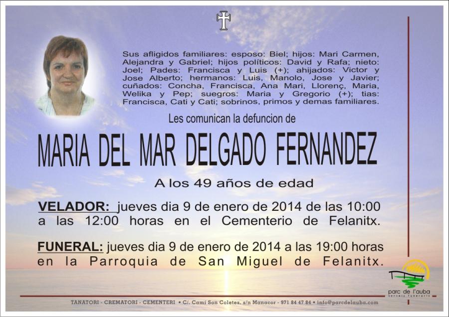 MARIA  DEL  MAR   DELGADO  FERNANDEZ