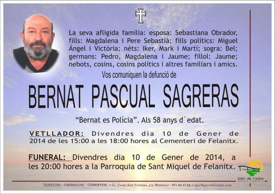 BERNAT PASCUAL SAGRERAS