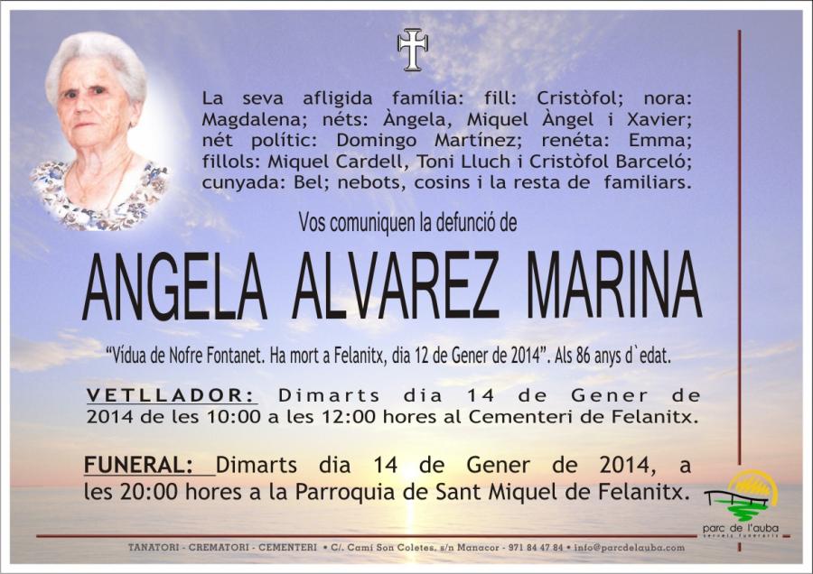 ANGELA ALVAREZ MARINA