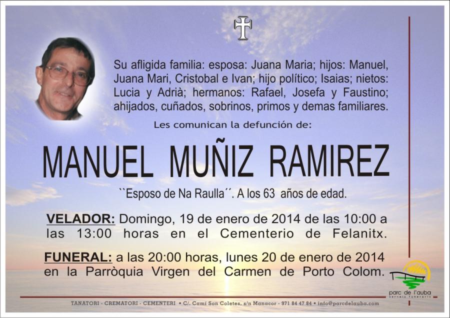MANUEL MUÑIZ  RAMIREZ