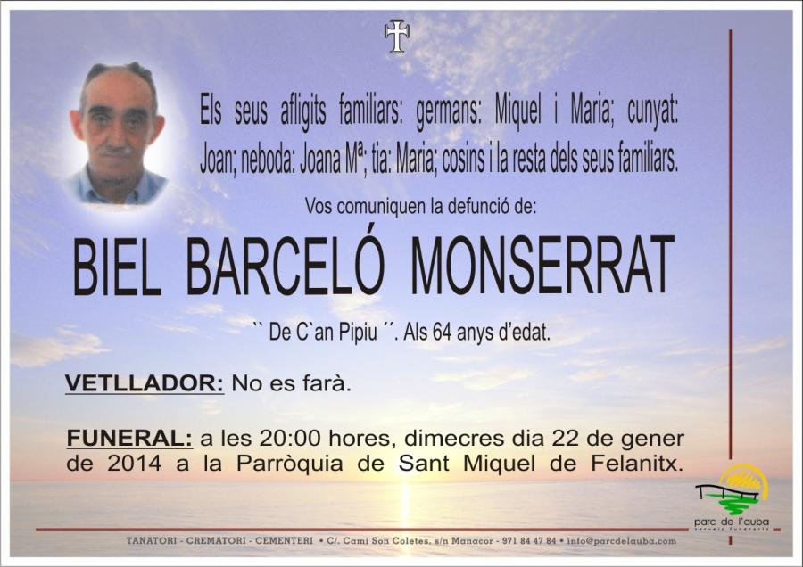 BIEL BARCELO  MONSERRAT