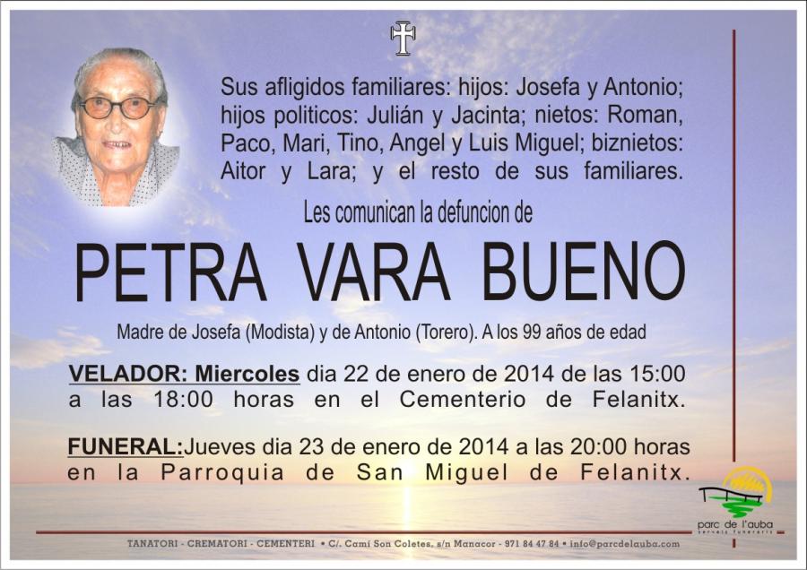 PETRA  VARA BUENO