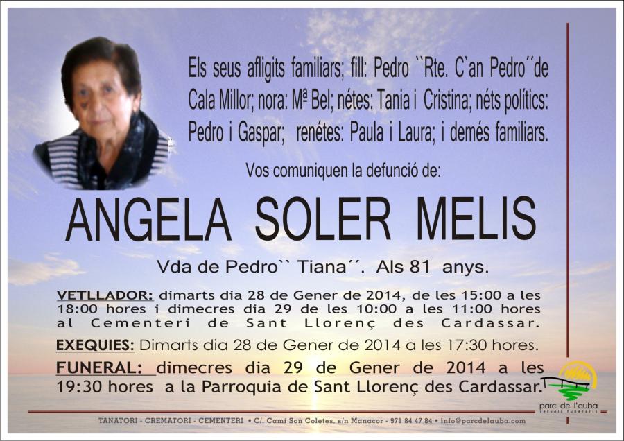 ANGELA SOLER MELIS