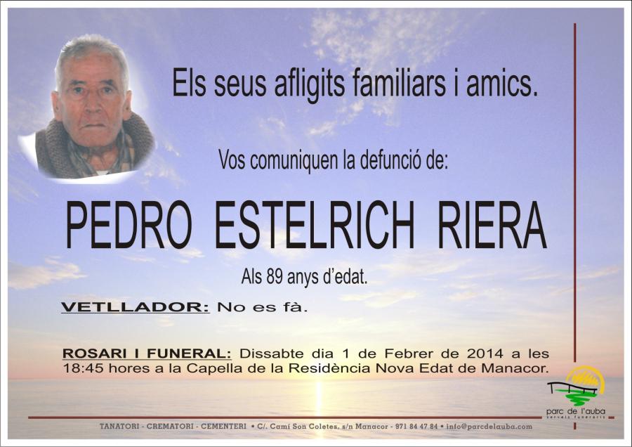 PEDRO ESTELRICH RIERA