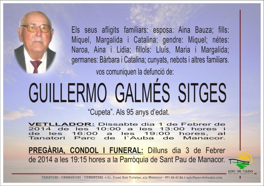GUILLERMO GALMÉS SITGES