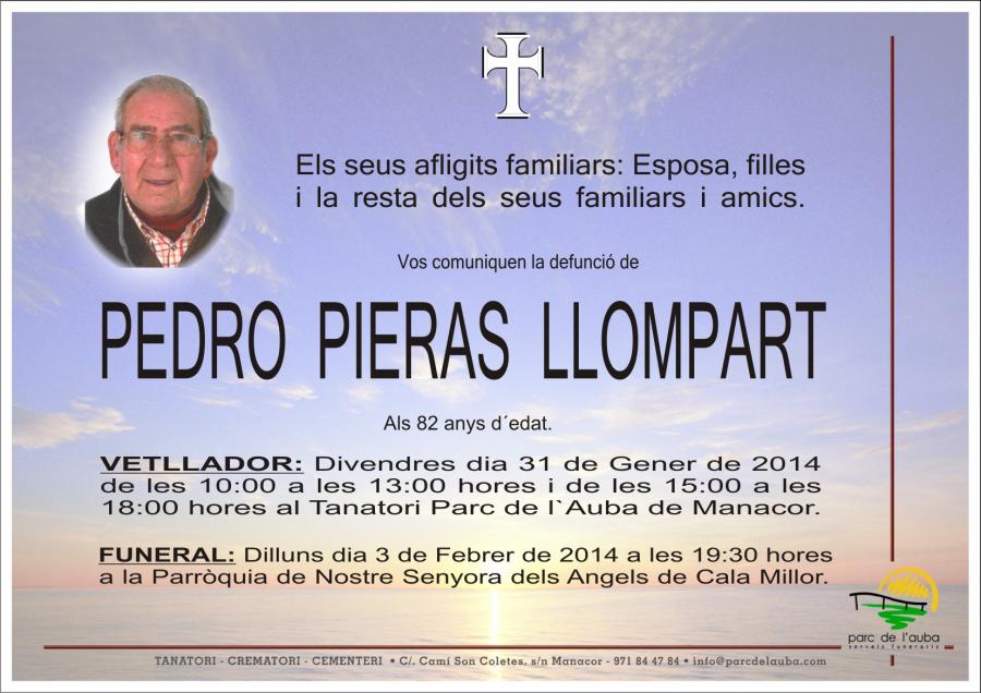 PEDRO  PIERAS LLOMPART