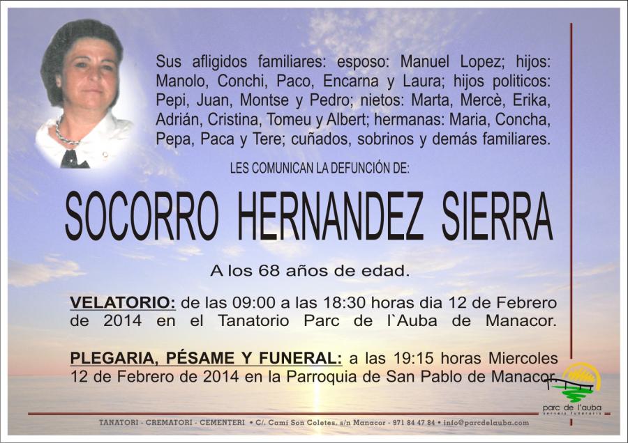 SOCORRO HERNANDEZ SIERRA