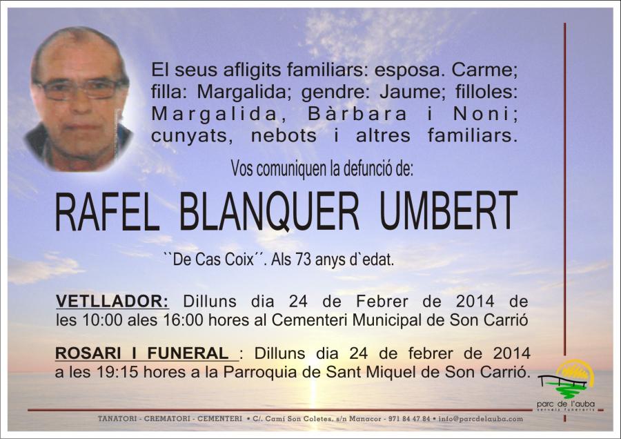 RAFEL BLANQUER UMBERT