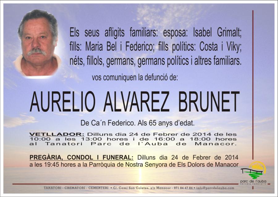 AURELIO ALVAREZ BRUNET