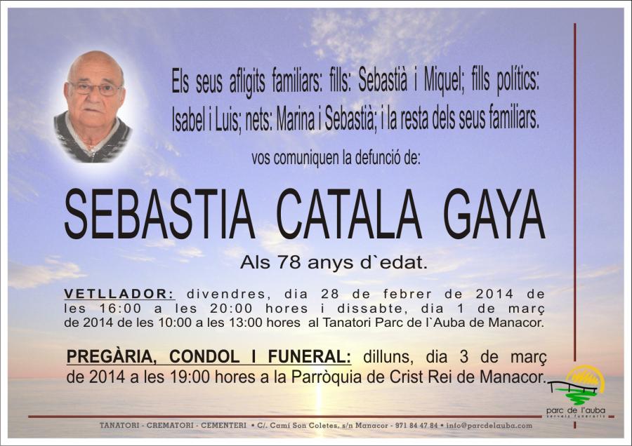 SEBASTIA CATALA  GAYA