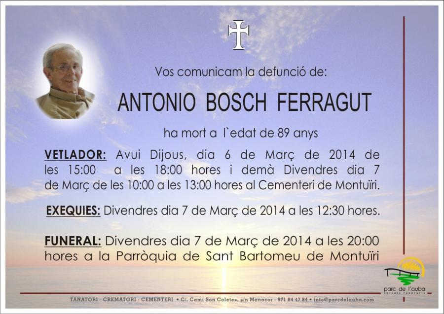 Antonio   Bosch  Ferragut