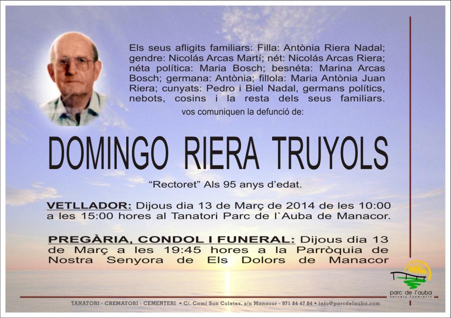 Domingo Riera Truyols