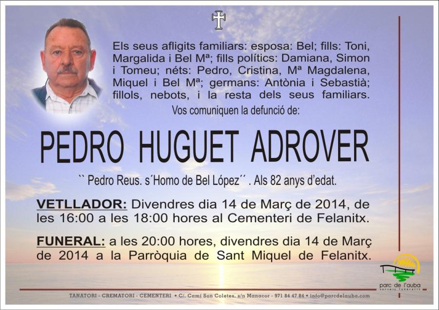 PEDRO HUGUET ADROVER