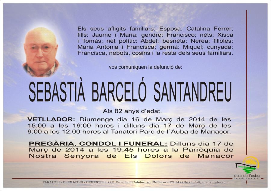 SEBASTIÀ BARCELÓ SANTANDREU