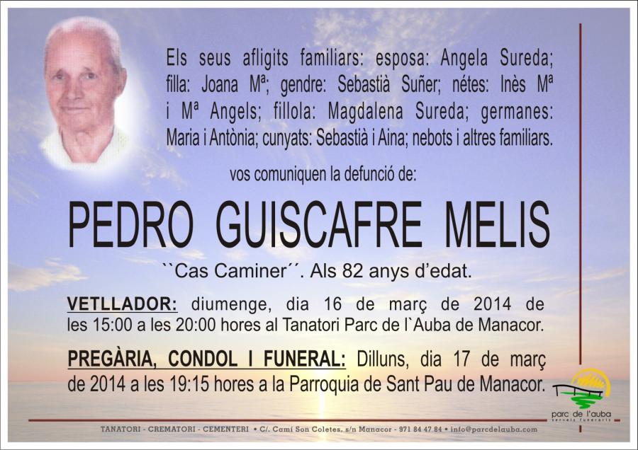 PEDRO GUISCAFRE MELIS