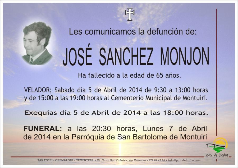 JOSÉ  SANCHEZ  MONJÓN