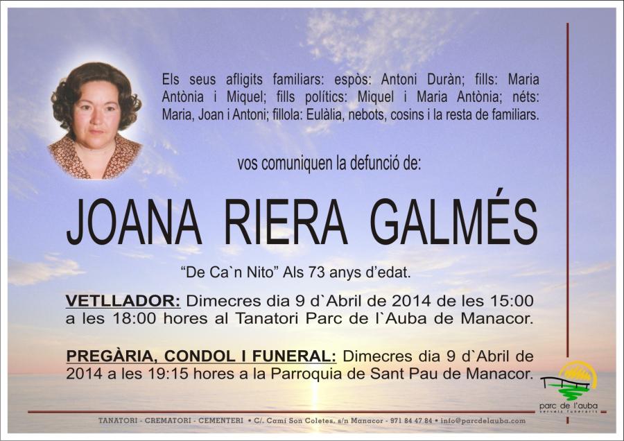 JOANA RIERA GALMÉS