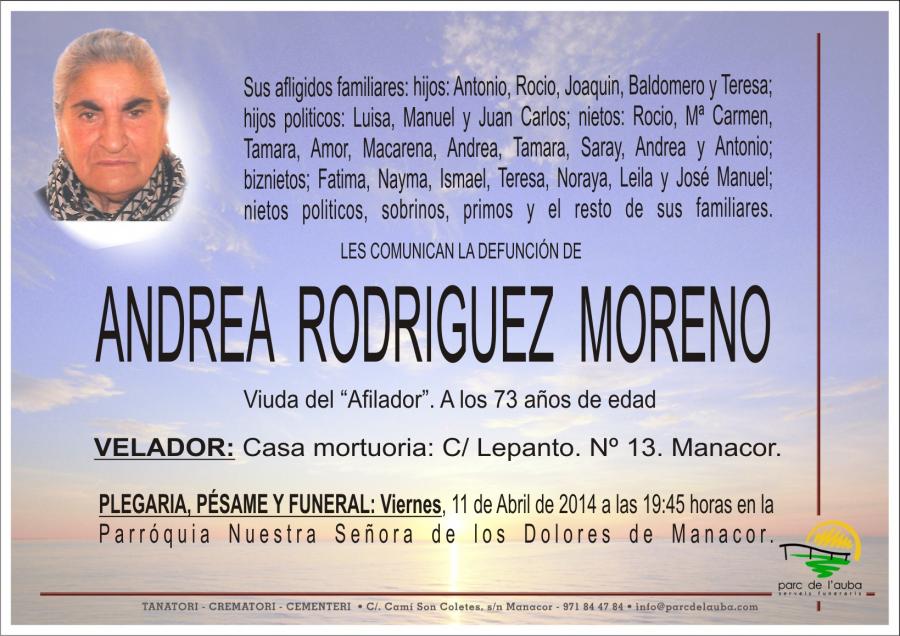 ANDREA RODRIGUEZ MORENO