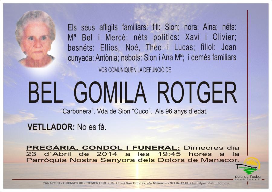 BEL GOMILA ROTGER