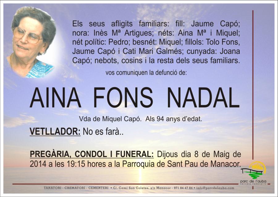 AINA FONS NADAL