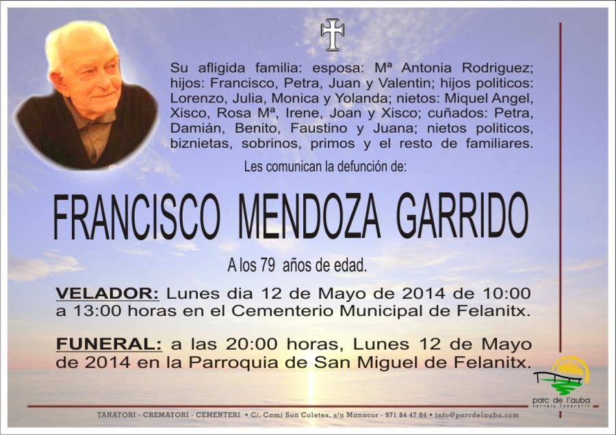 FRANCISCO MENDOZA GARRIDO