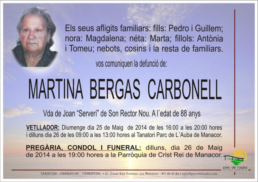 MARTINA BERGAS CARBONELL