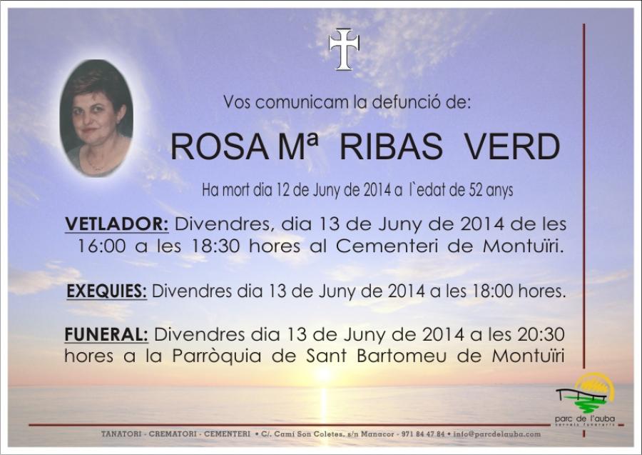 ROSA MARIA RIBAS VERD