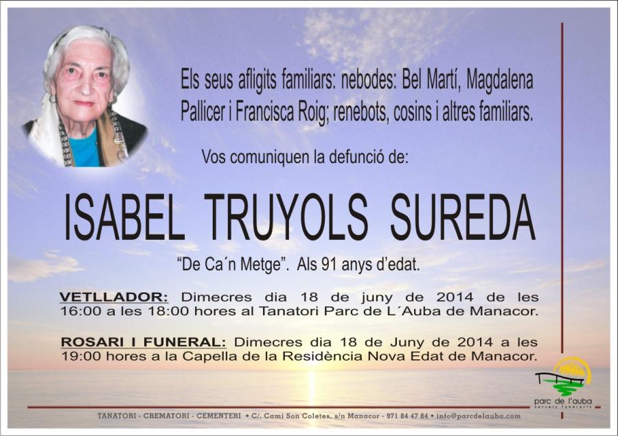 ISABEL TRUYOLS SUREDA
