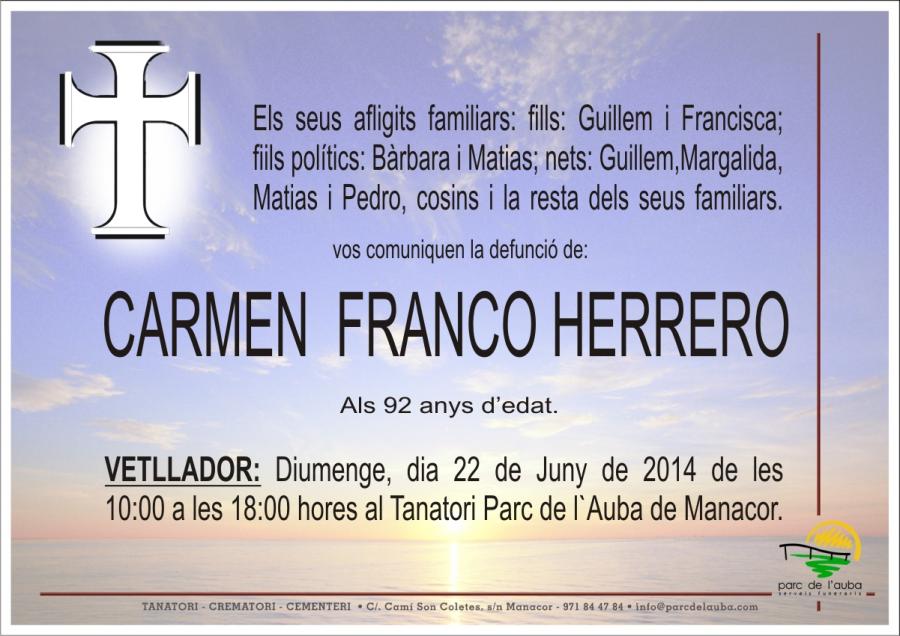 CARMEN FRANCO HERRERO