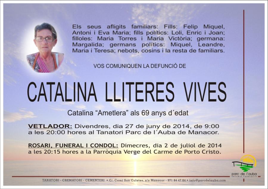 CATALINA LLITERES  VIVES