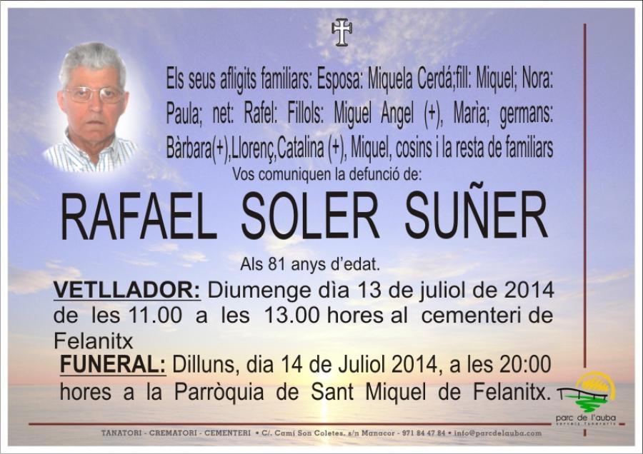 RAFAEL SOLER SUÑER
