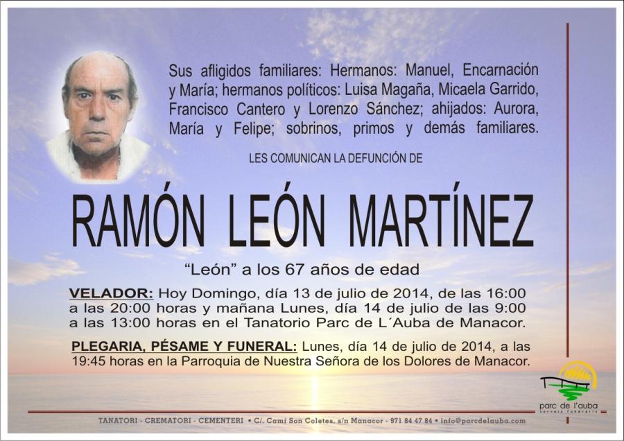 RAMÓN  LEÓN  MARTÍNEZ