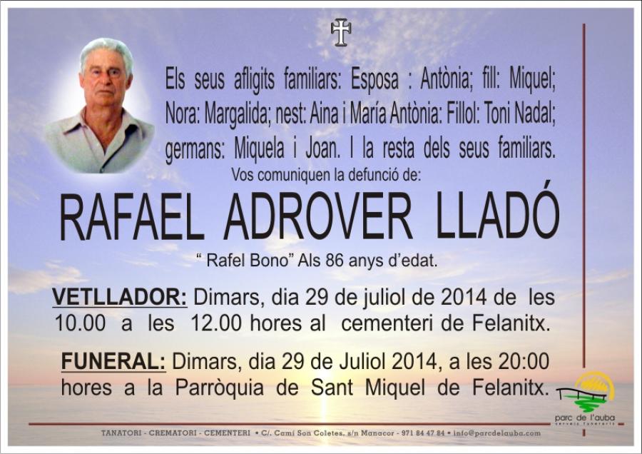 RAFAEL ADROVER LLADÓ