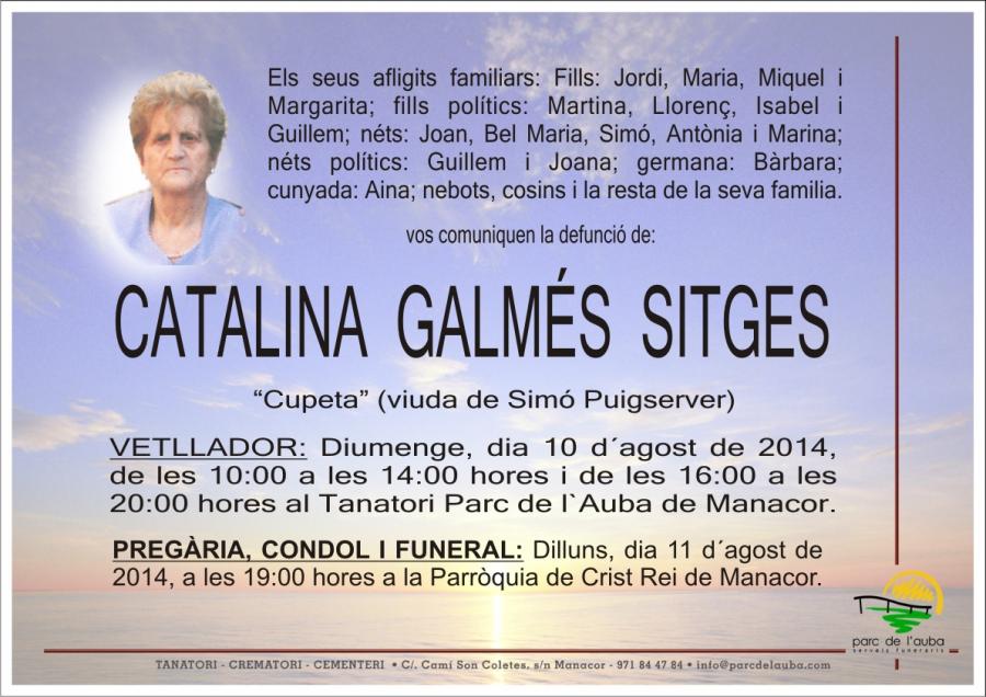 CATALINA GALMES  SITGES