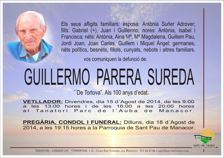 GUILLERMO PARERA SUREDA