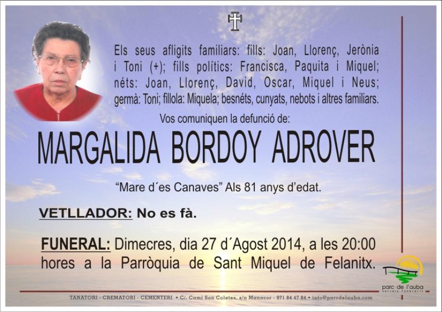 MARGALIDA BORDOY ADROVER
