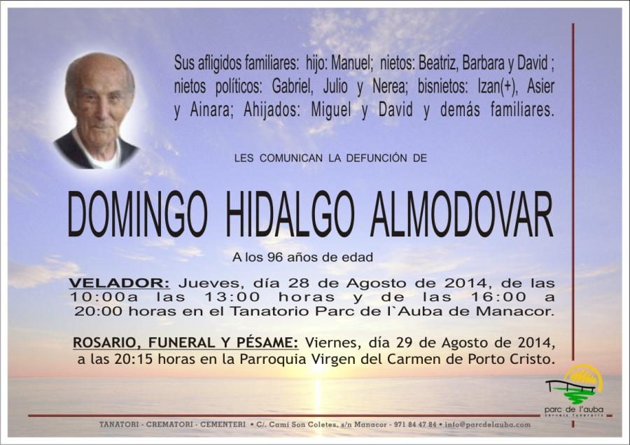 DOMINGO HIDALGO ALMODOVAR